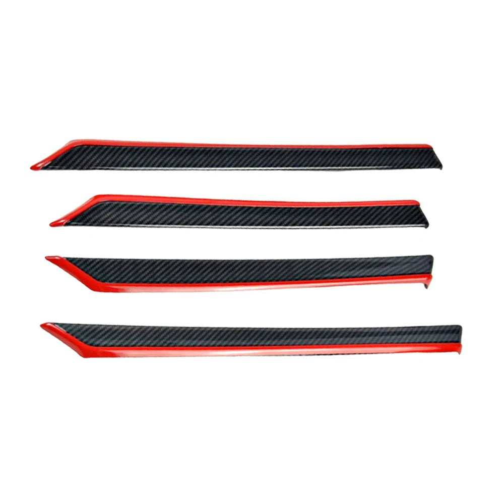 8pcs Car Interior Door Cover Trims decorative accessories For Honda 10th Generation Civic 4-Door 2016 2017 2018 2019 2020
