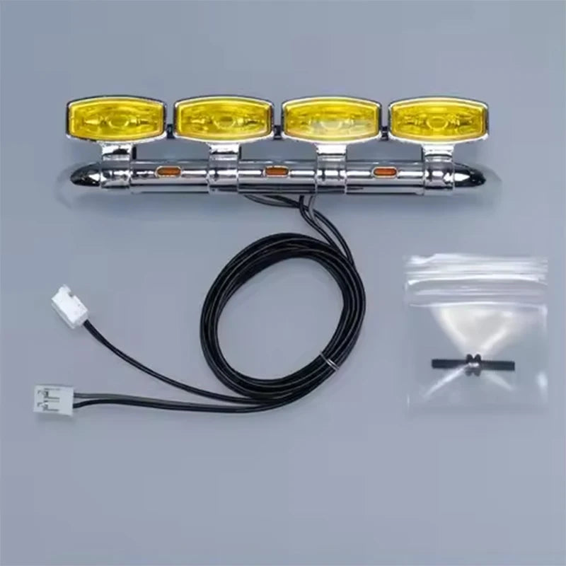 Truck Model Spotlights Front Bumper Spotlight for 1/14 Tamiya RC Dump Truck SCANIA 770S 56368 Car Accessories