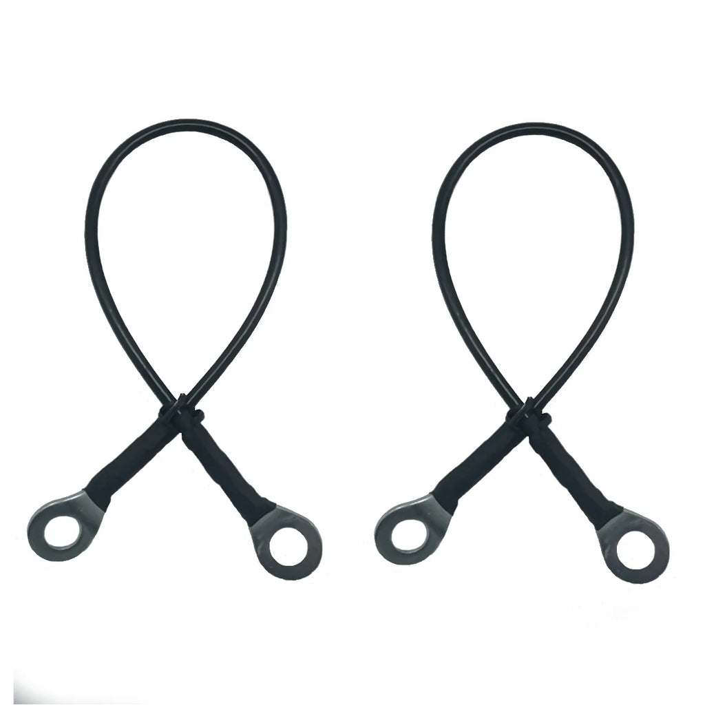 1Pc/2Pcs 40cm Universal Pickup Truck Tailgate Support Steel Wire Hitch Strap Cables