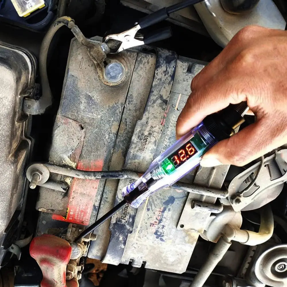 Car Truck Voltage Circuit Tester 6v 12v 24v  Auto Car Diagnostic Probe Test Pen Light Bulb Electric Measuring Pen Repair Tools
