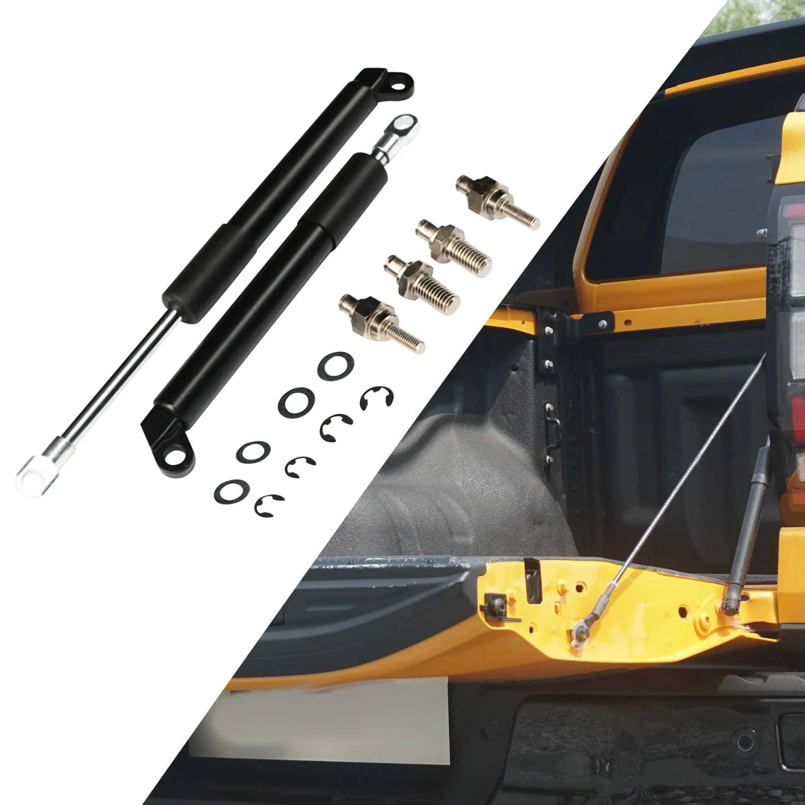 Truck Tailgate Assist Shock Struts Accessories for Ranger T9 2022-2023+ Tail Rear Gate Door Slow Down Tailgate Strut Kits