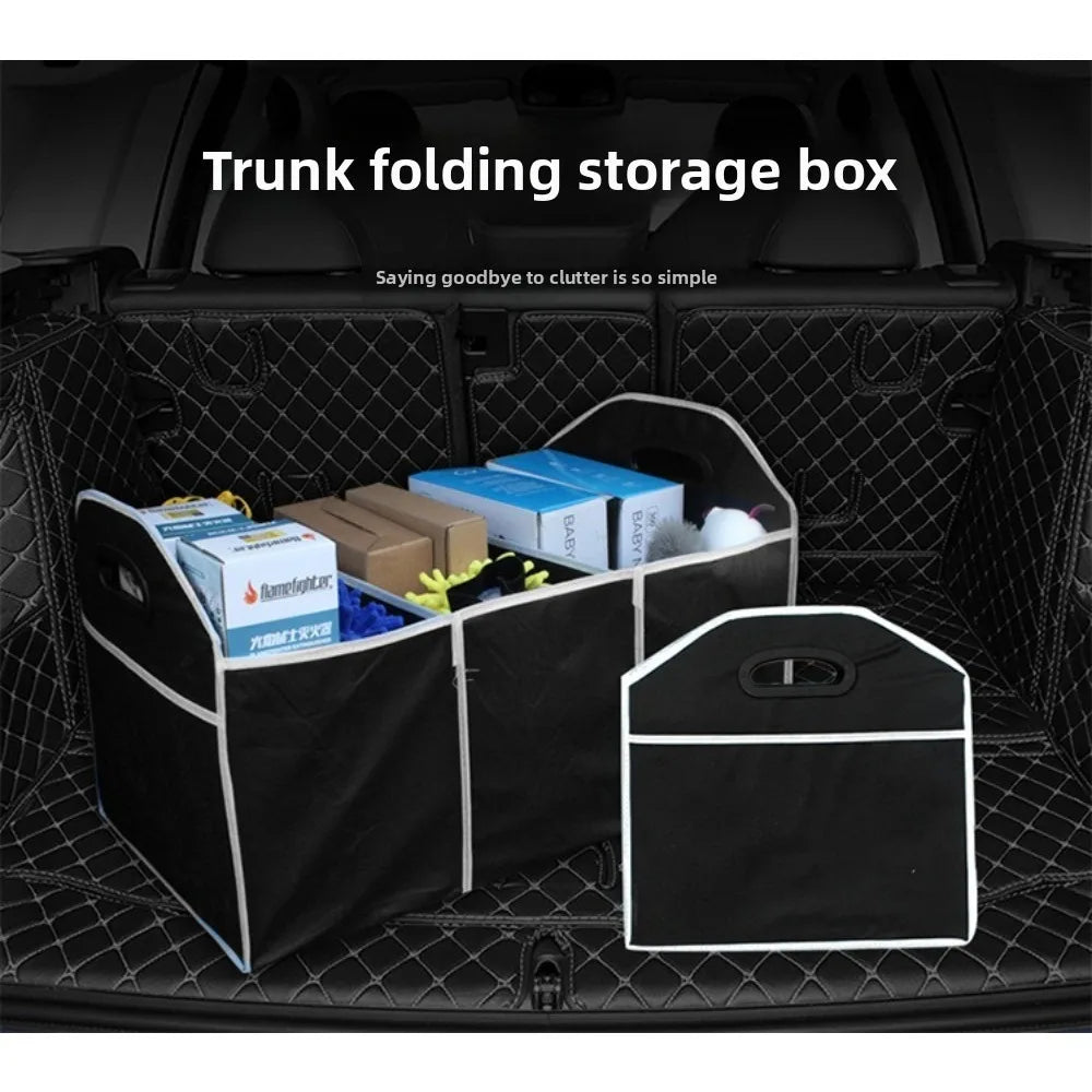 Car Storage Box Foldable Car Trunk Organizer Toys Food Storage Container Bags Box Car Accessories Auto Organizer