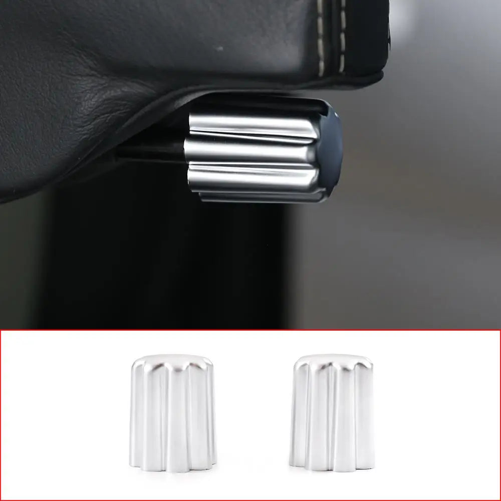 For Land Rover Discovery 3 4 Range Rover Sport Freelander2 Car Seat Armrest Adjustment Knob Decorative Cover Car Accessory