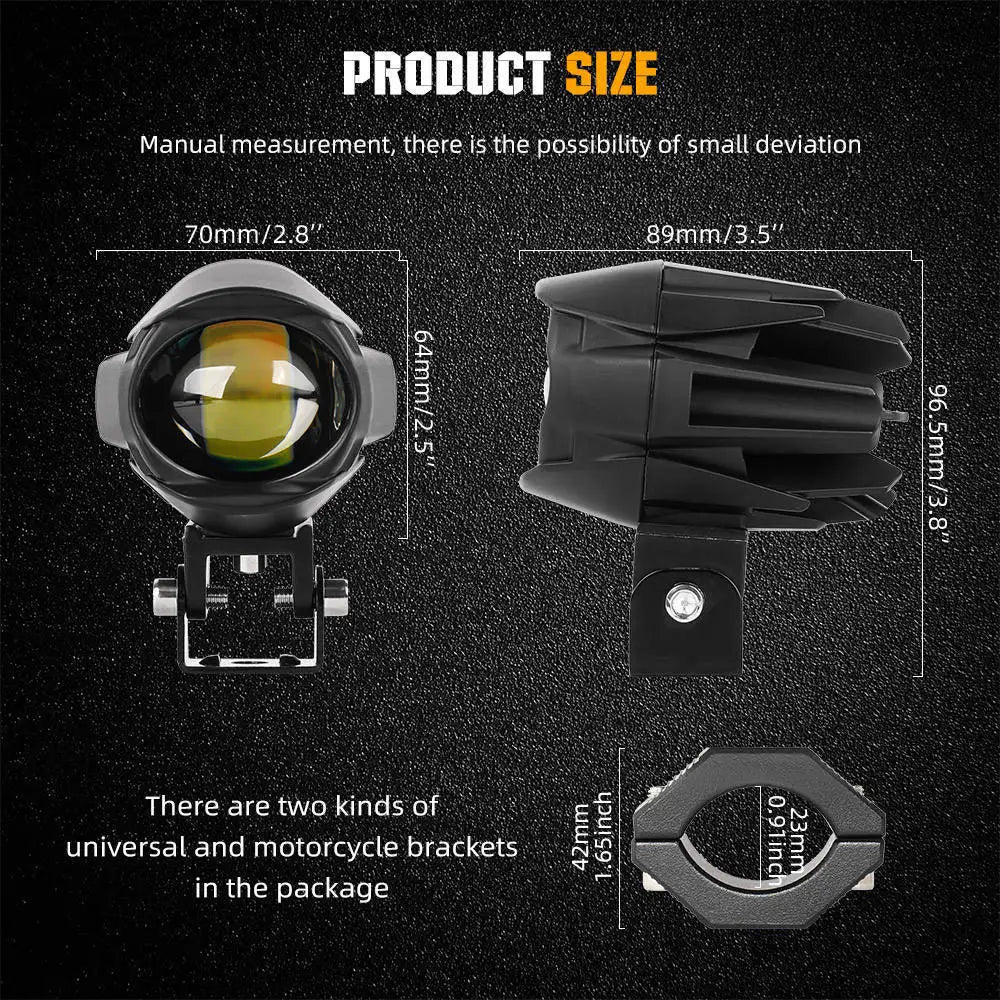 LED Car Motorcycle Spotlight  Headlight Fog Blast Lights Accessories  Auxiliary Spot Work Lights Accessories for Truck Car ATV