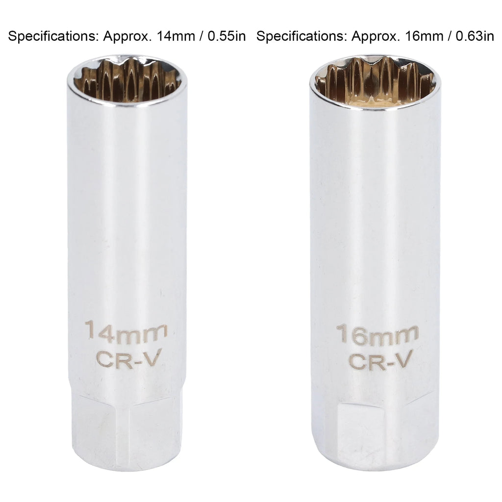 Spark Plug Socket Automotive Parts Spark Plug Socket Magnetic  Ultra Thin Wall Special Removal Tool 12 Point 3/8in