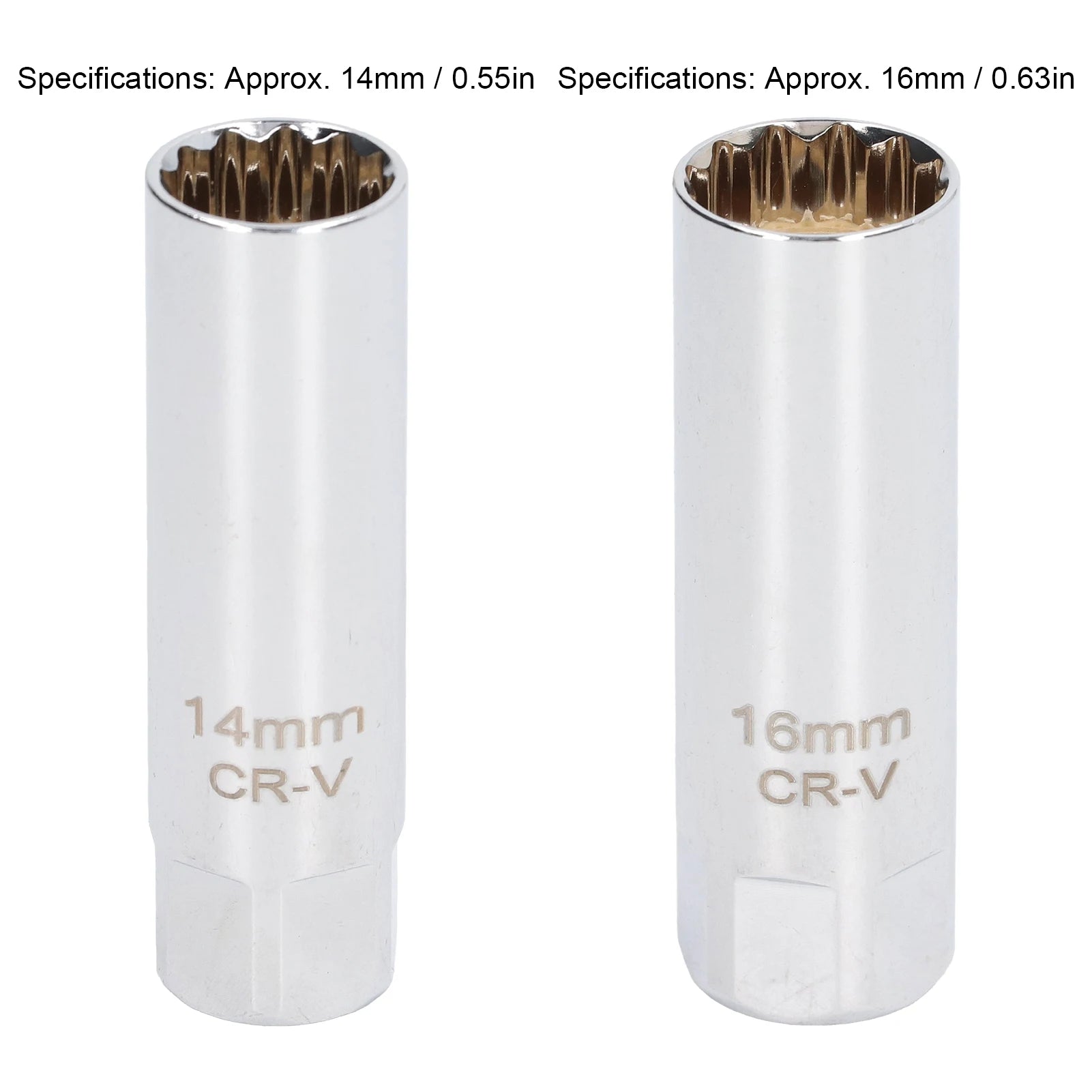 Spark Plug Socket Automotive Parts Spark Plug Socket Magnetic  Ultra Thin Wall Special Removal Tool 12 Point 3/8in