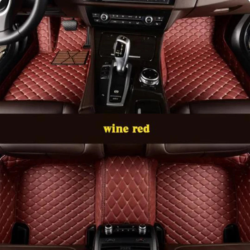 Car floor mats for Ford Mustang 2011 2012 2013 2014 Custom auto foot Pads automobile carpet cover