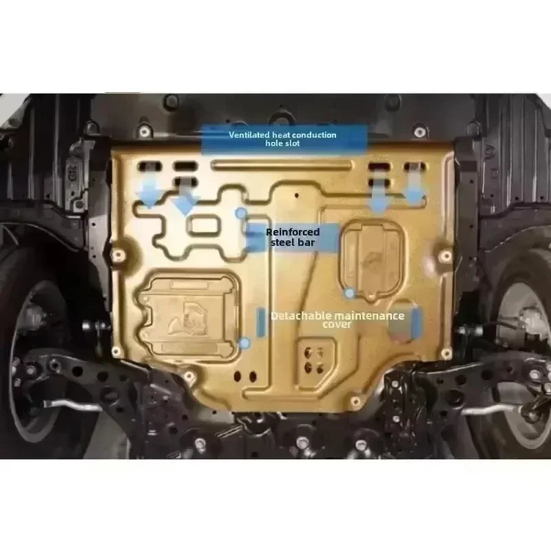 Car Accessories Black Under Engine Guard Mudguard Board Splash Shield Mud Fender Plate Panel For Renault KOLEOS 2012-2019