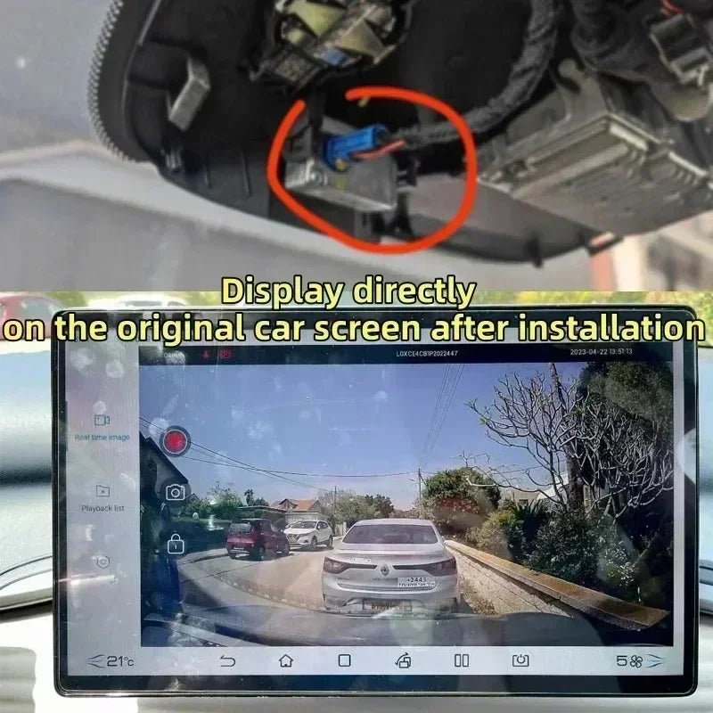 EL-3776900 Car Dash Cam AVR GPS Vehicle-mounted Drive Recorder Camera For BYD Dolphin Seal Atto 3 Yuan Song Pro Tang Han DM EV
