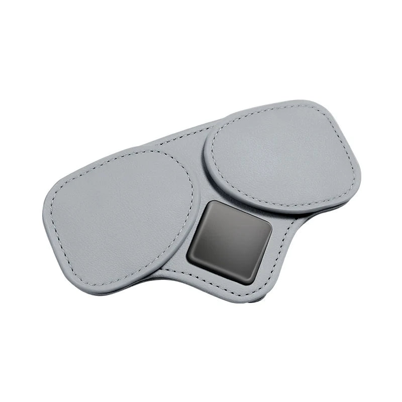 Car-mounted eyeglass holder - sunglasses double holder - car sunshade for storing sunglasses, tickets and cards car accessories