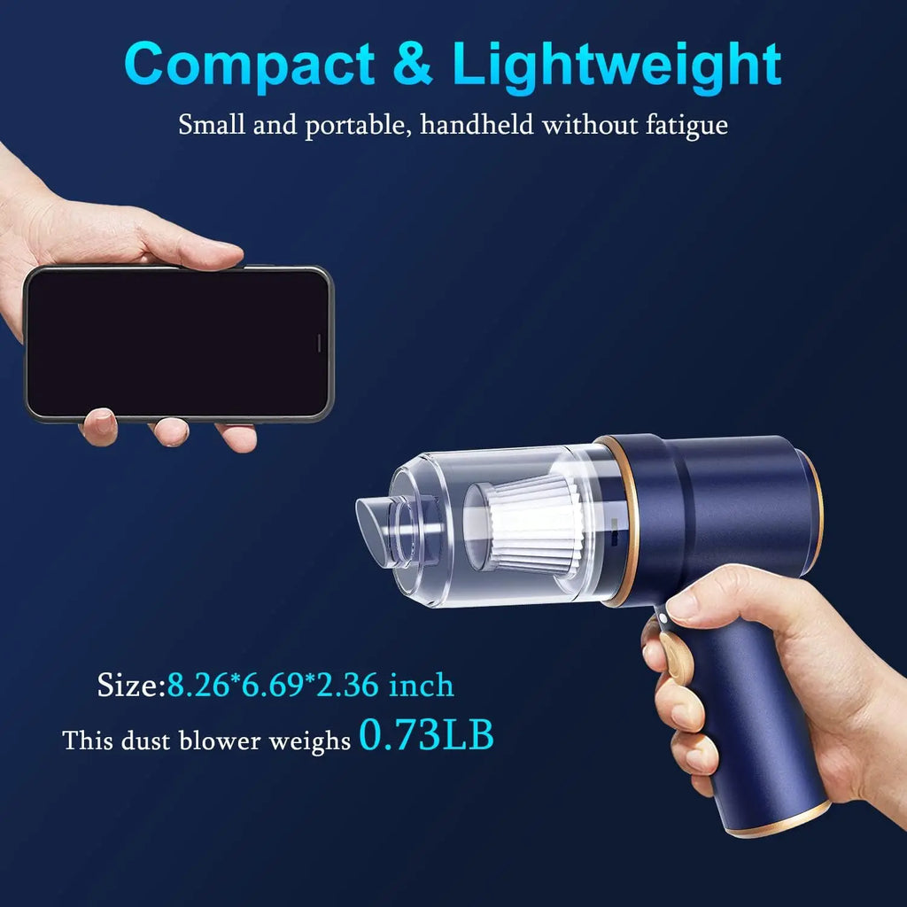90000PA Car Vacuum Cleaner Mini Hand held Portable Wireless Cleaner for Home Appliance Powerful Cleaning Machine Car Cleaner