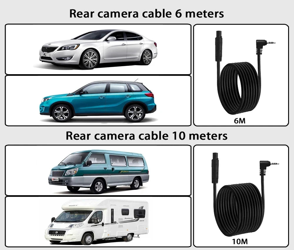 10" Dash Cam 4K 3840*2160P Car Dvr Carplay Android Auto GPS 5G WIFI AUX Stream RearView Mirror Dashcam Camera Drive Recorder FM