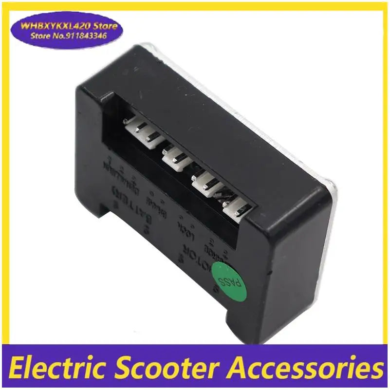 Controlador de scooter eléctrico DC 24 V 120 W, controlador de motor eléctrico con escobillas, pieza de scooter eléctrico con cable de carga y cable LED/interruptor.