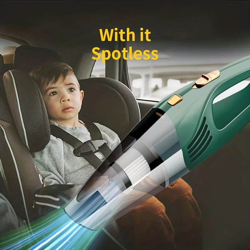 Gulenpower Car Wireless Vacuum Cleaner Powerful High Power High Suction Mini Handheld Car Vacuum Cleaner Household Indoor Small