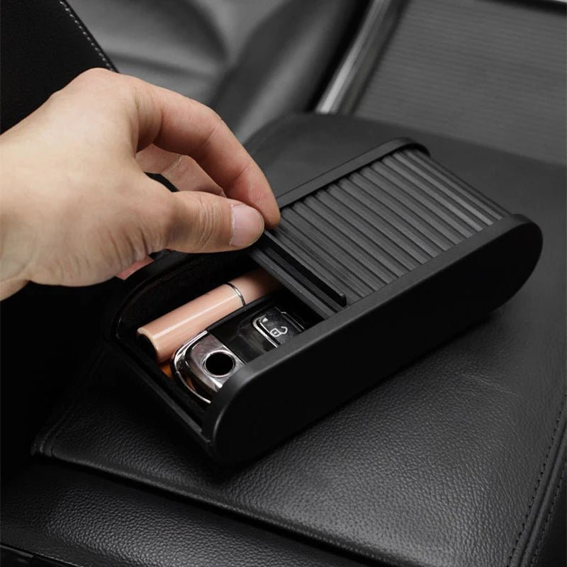 Car Center Console Storage Change Storage Box Auto Organizer Storage Case Cell Phone Coin Box Pocket Dashboard Armrest Organizer
