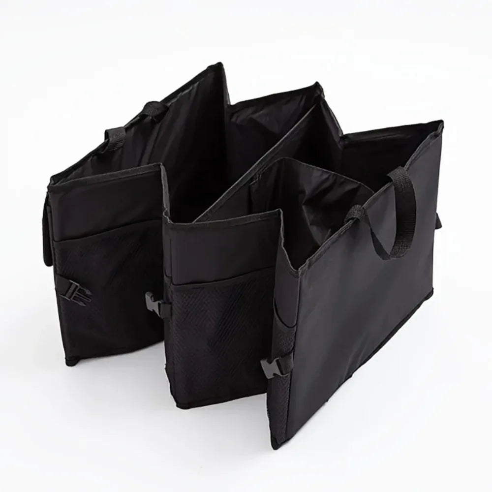 1pc Large Capacity Car Trunk Organizer, Collapsible Storage Box for SUV Sedan, Durable Multi-Use Cargo Holder, Eco-Friendly