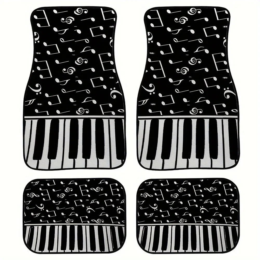 4PCS/Set Car Floor Mats Car Floor Protector Bohemia Carpet Rugs Universal Auto Foot Pad Set Auto Accessories Car Decoration