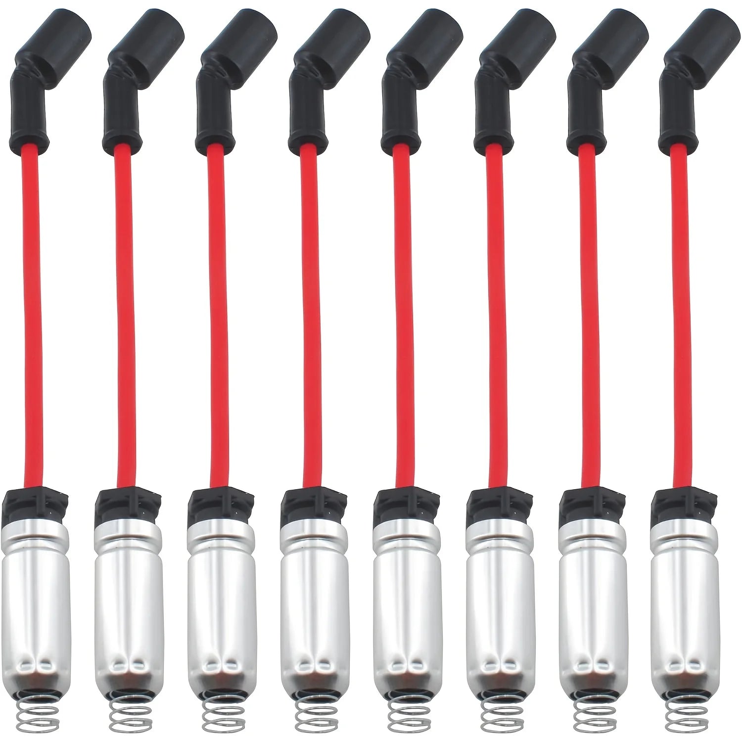 8Pcs High Performance Spark Plug Wires Compatible with Chevrolet Chevy GMC Cadillac Isuzu Express Silverado Suburban Sierra etc