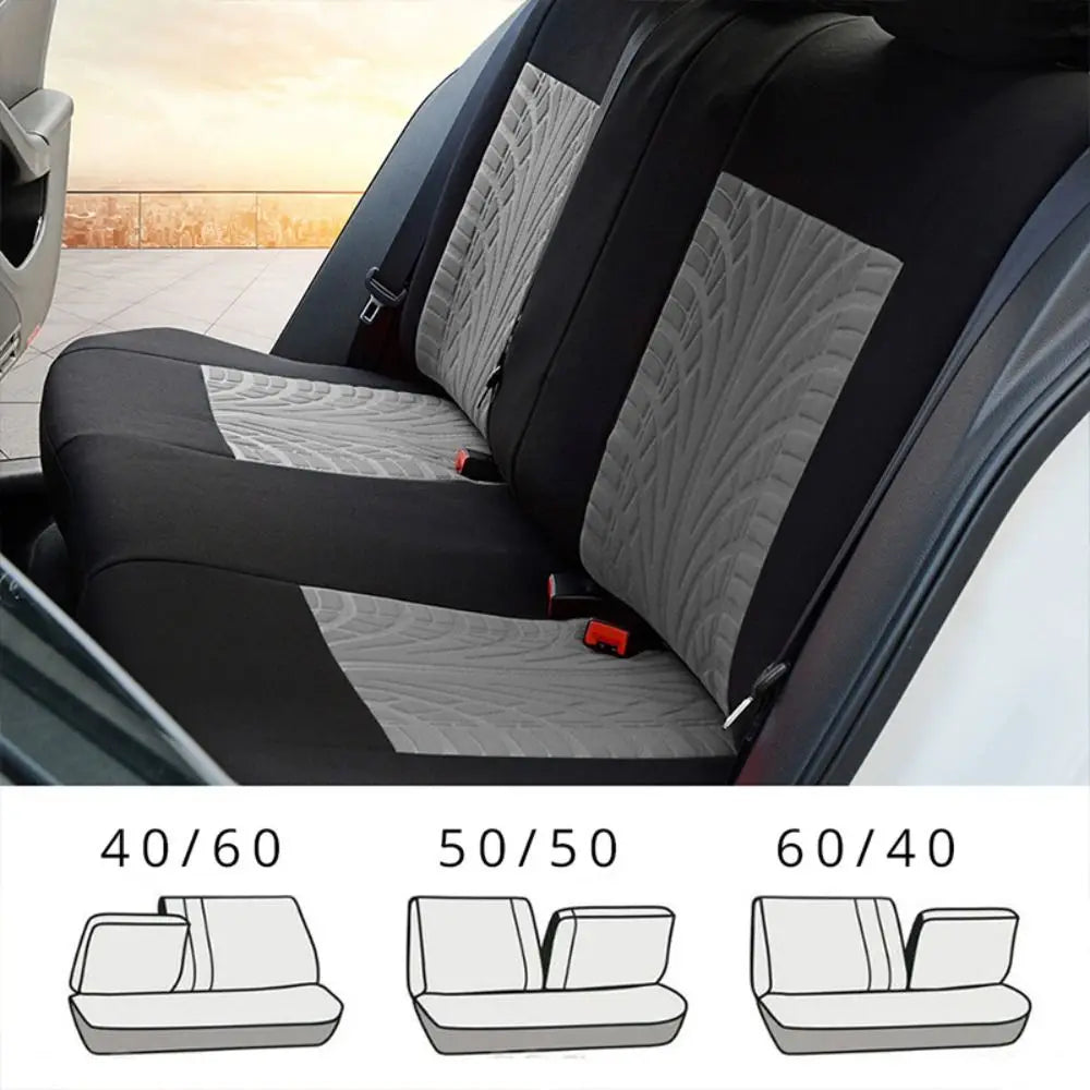 Universal 2+1 Seat Covers Car Seat Covers Protector for Transporter/Van,Universal Polyester Fabric Car Covers,Truck Accessories