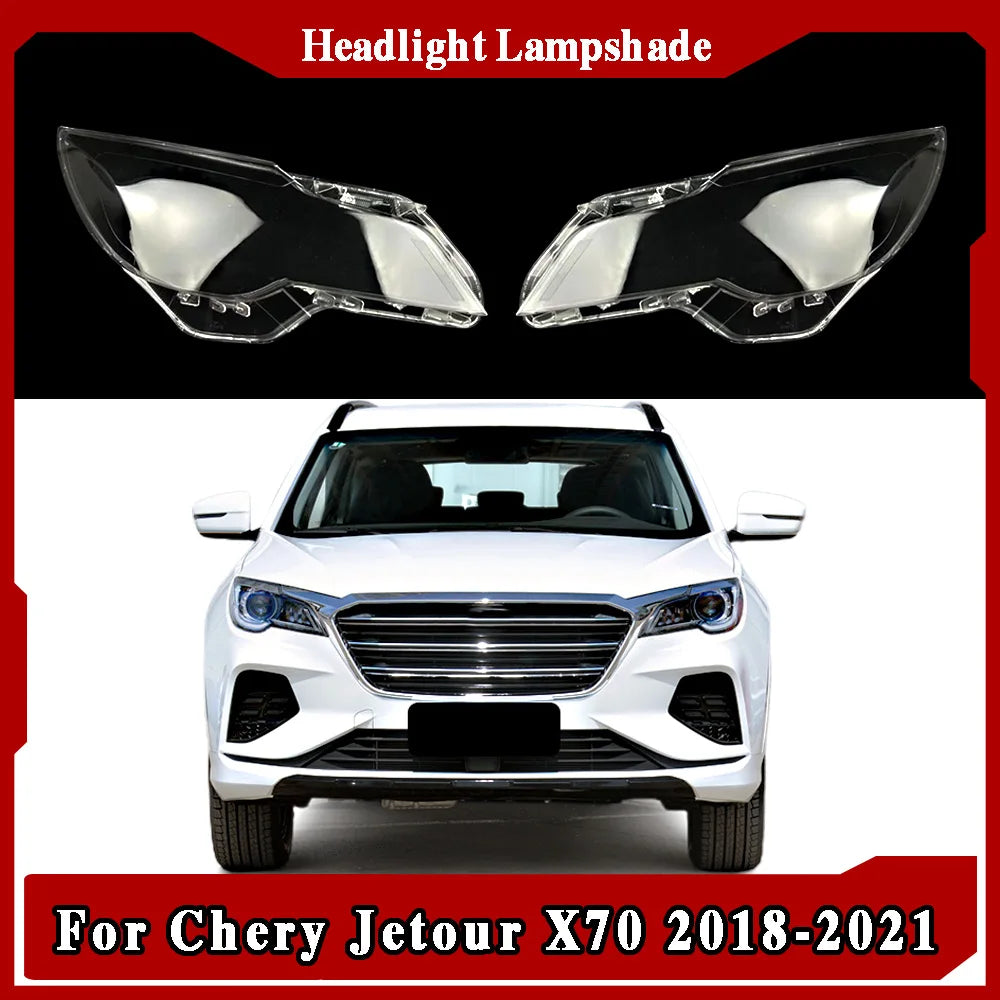 Car Accessories Headlight Shell For Chery Jetour X70 2018 2019 2020 2021 Headlamp Transparent Lampshade Cover Lens Plexiglass