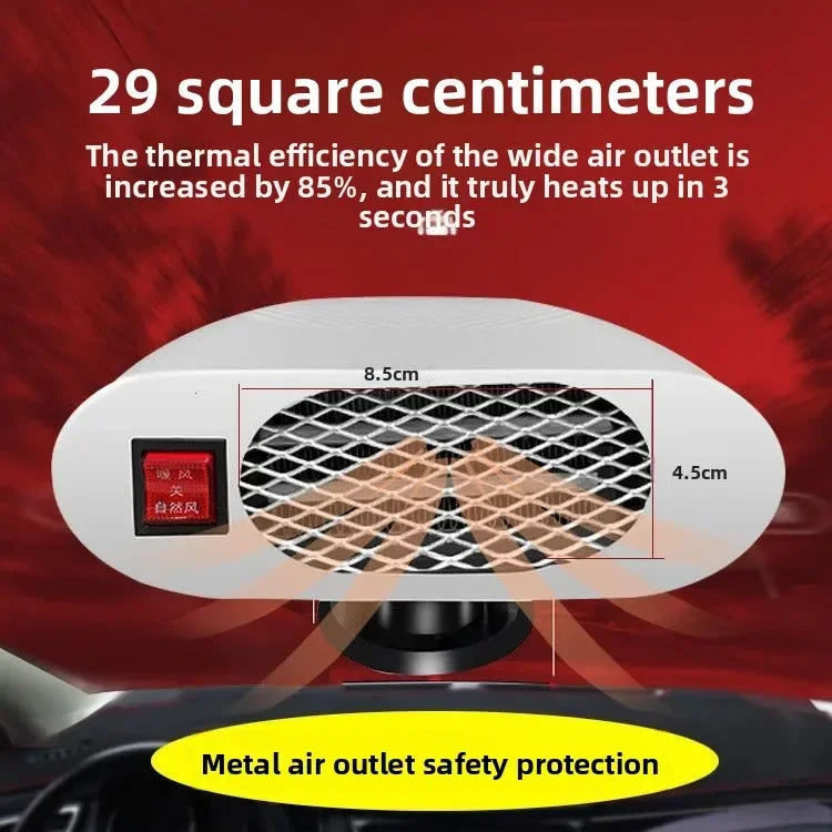 NEW Electric Tricycle Defrost 48V Electric Vehicle Heater 60V Electric Four-wheeler Heating Defrost Defogging 72V