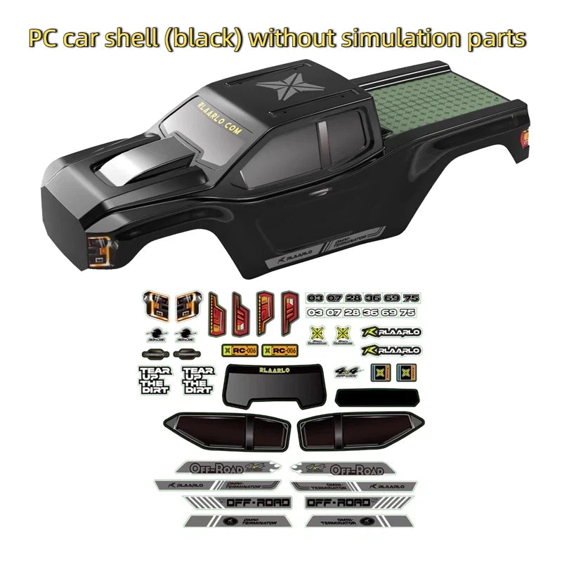 Terminator Original Accessories, Car Shell Simulation Parts, Shock Absorbers, Tires, Wheel Hubs, Servo Mounts, Cvd, Etc