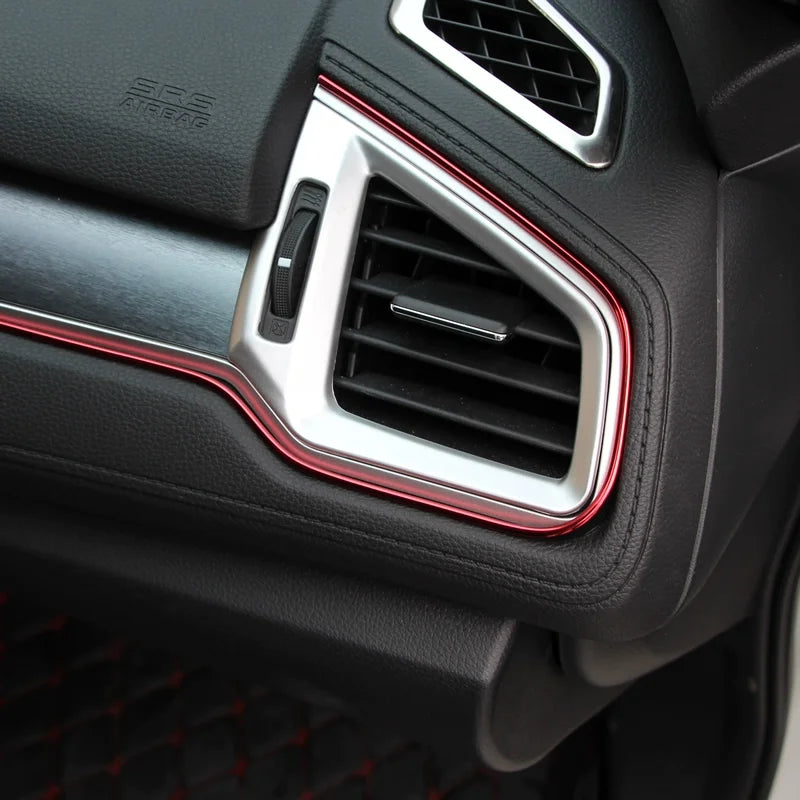5M Car Styling Accessories Interior Decoration Flexible Strip Dashboard Door Edge Central Control Dashboard Gap Bar For MG VW