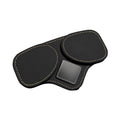 Car-mounted eyeglass holder - sunglasses double holder - car sunshade for storing sunglasses, tickets and cards car accessories