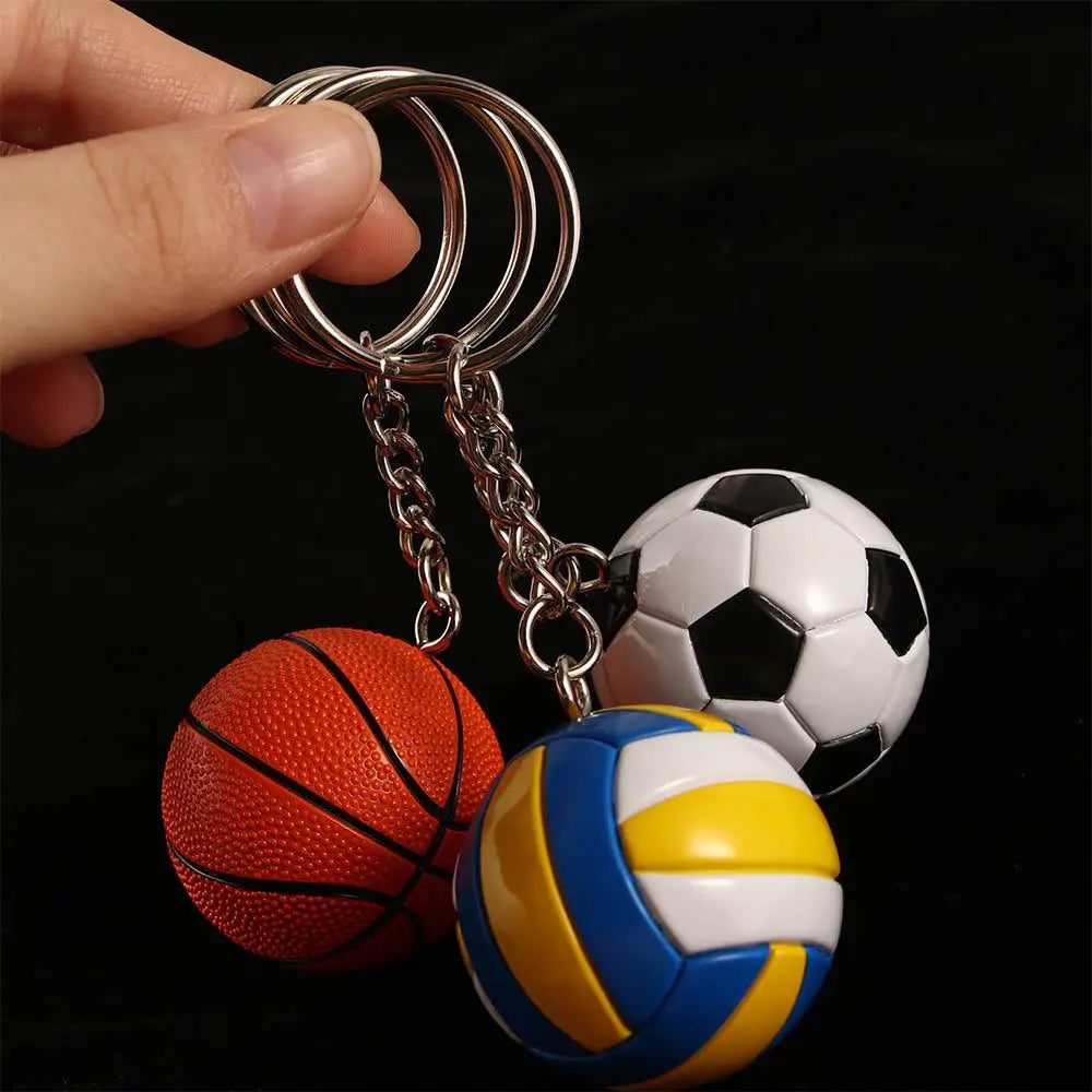 Car Accessories Special Soccer Car Pendant Fun Keychains Key Ring Bag Pendant Ball KeyChain Key Holder