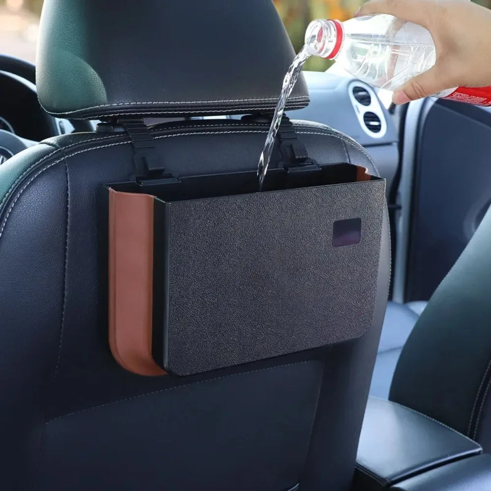 Car Organizer Net for Storage Bag Auto Pocket Tablet Phone Glasses Protection Tray Back Table Rear Seat Cup Holder Auto Parts