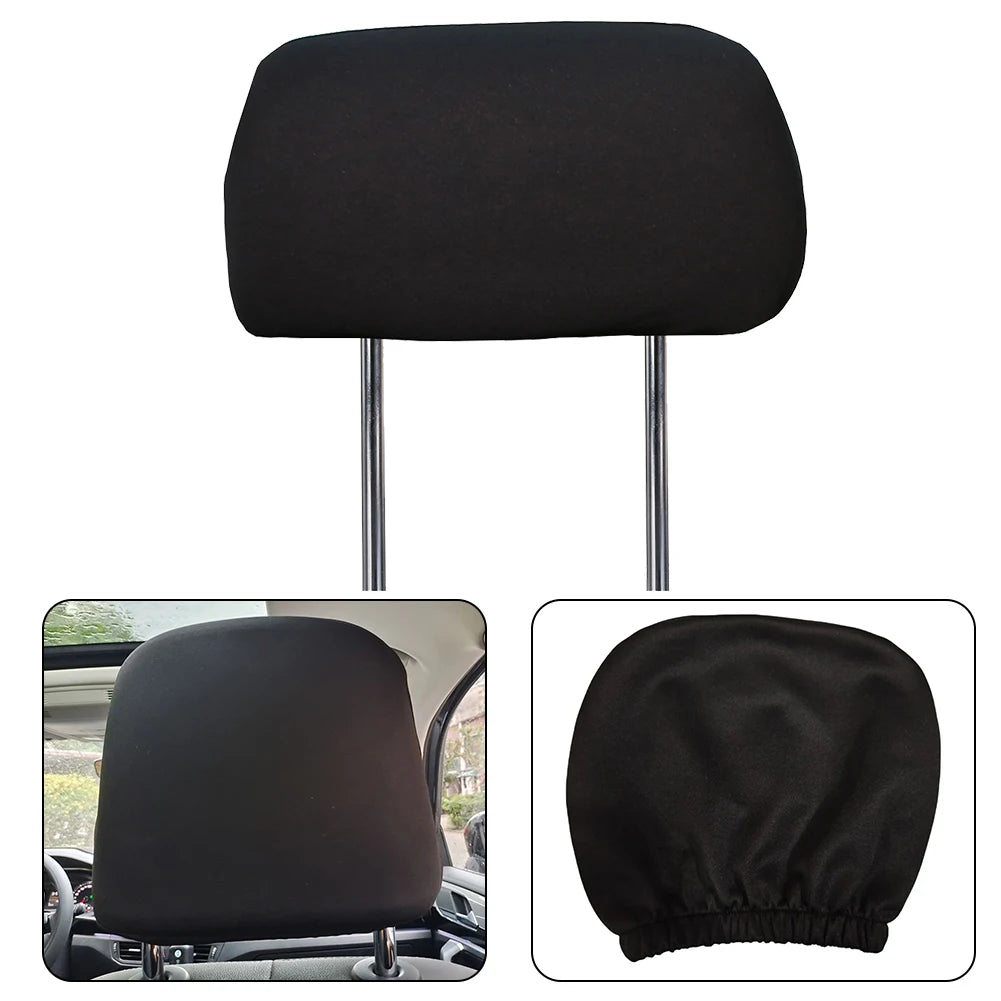 Car Seat Headrest Cover Cloth For Car Truck SUV Anti-Dirty Elastic Protective Cover Auto Universal Car Accessories 26x24cm