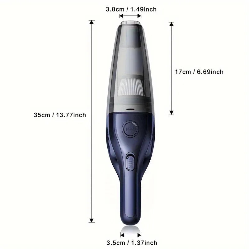 Convenient Vacuum Cleaner, Wireless Handheld Vacuum Cleaner For Household Car, Powerful Suction Usb Charging Mini Vacuum Cleaner