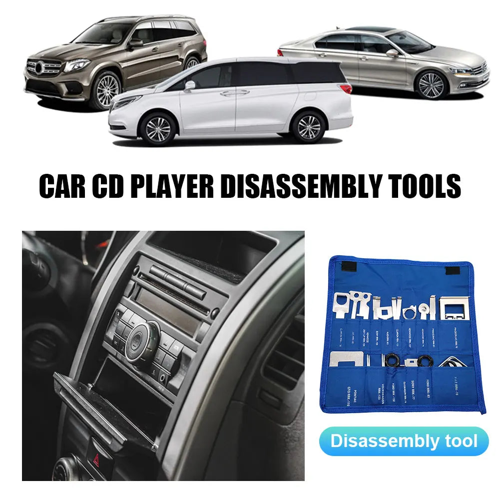 Car Audio Release Keys Extractor Car CD Player Disassembly Tools Metal Auto Radio Repair Removal Tool Car Audio Repair Tools