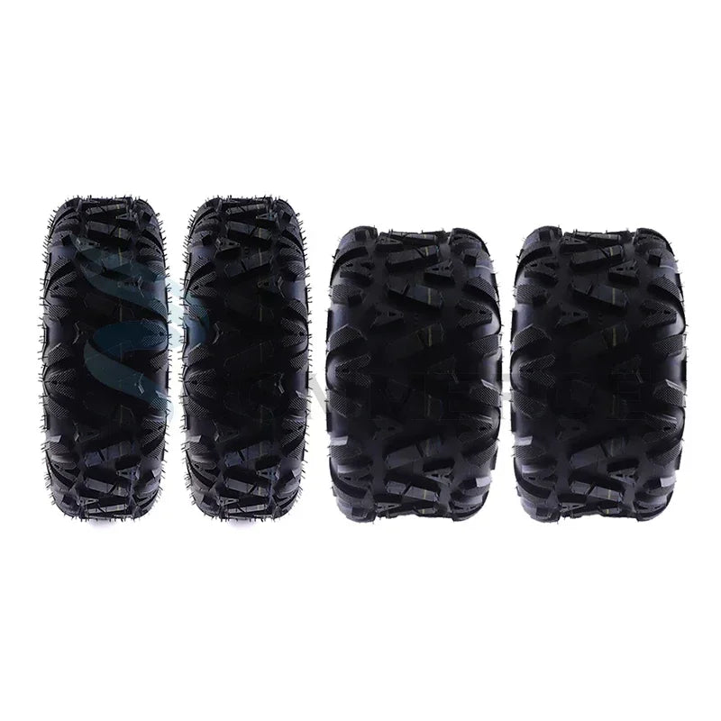 23x7-10 22x10-10 Tubeless ATV UTV Go Kart Tires for 10 Inch Wheels Front Vacuum Rear Tubeless Fit 110cc 250cc Quad Bike Off Road