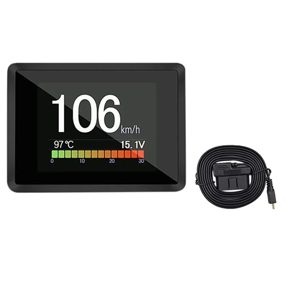 Automobile On-board Computer A203 Car Digital OBD 2 Computer Display Speedometer Fuel Consumption Meter Temperature OBD2 Gauge