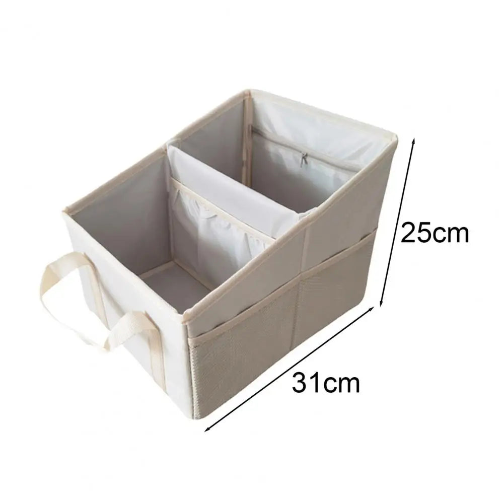 Foldable Car Trunk Organizer Multi Pocket Large Trunk Storage Organizer Box Save Space Car Seat Organizer Car Trunk Storage Box