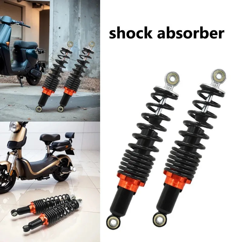 2PCS Electric vehicle shock absorber, suitable for 27/29/31cm bicycles and electric vehicles, rear shock absorber spring