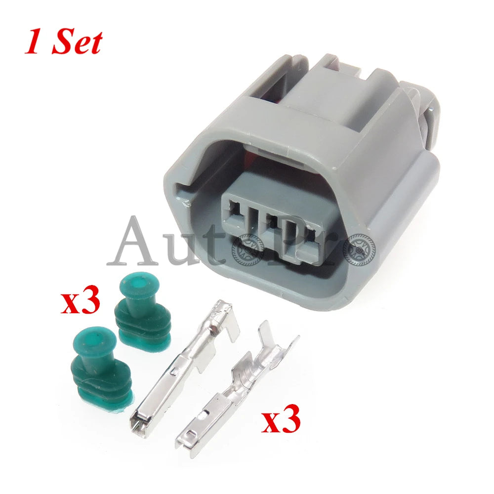 1 Set 3 Hole MG641295-4 AC Assembly Auto Parts Waterproof Wiring Socket 7283-8732-40 MG 641295-4 Car Camshaft Sensor Plug