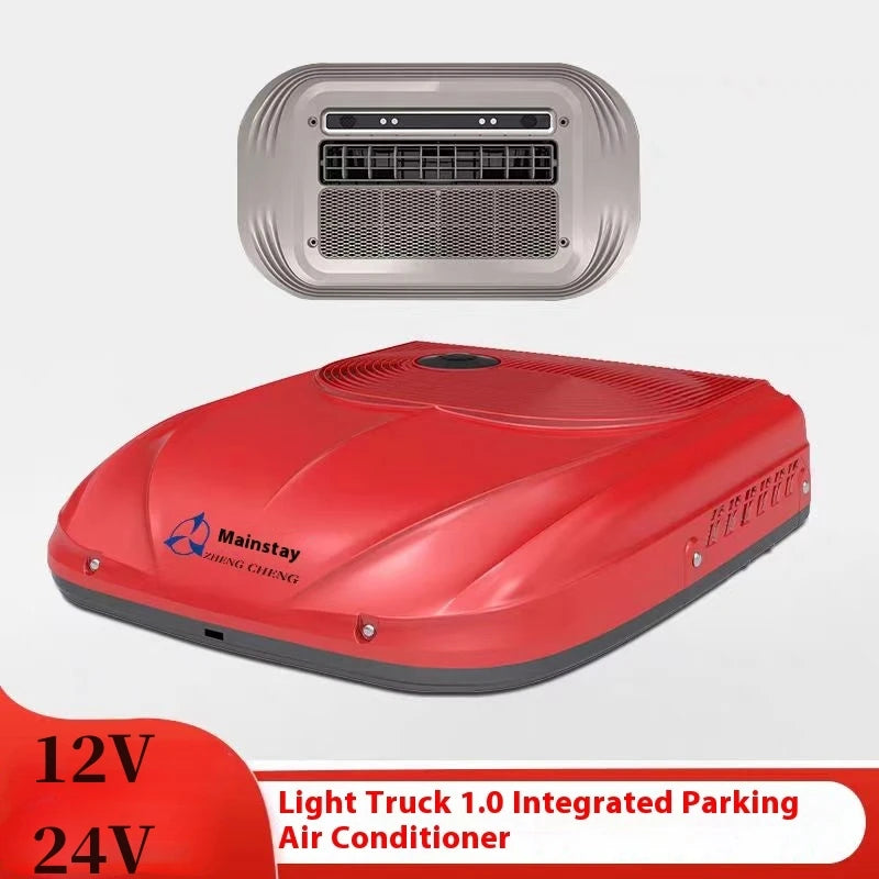 Automotive electric parking air conditioning 24V refrigeration RV light truck mounted all-in-one machine 12V electric parallel i