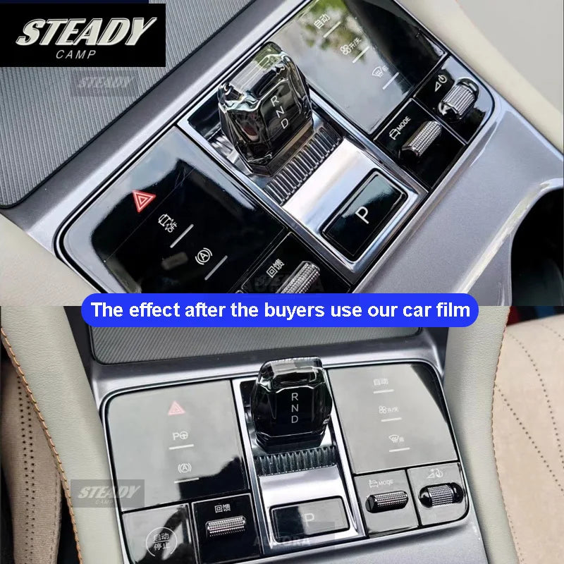 For Volvo V60 2020-2024 Car interior Center console transparent TPU Paint protective film Anti scratch sticker LCD screen PPF