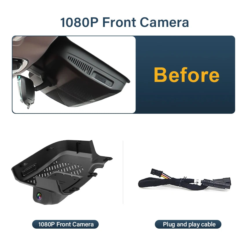 Dash Cam For Chery Exeed RX Yaoguang Omoda C9 9 2023-2025 4K 2160P Car DVR DashCam Camera Night Vision Recorder Plug and play