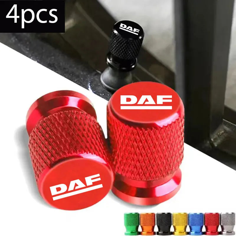 For DAF XF XG 95 105 106 Car Accessories Car Wheel Tire Valve Caps Tyre Stem Covers Airdust Waterproof