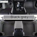 Custom Automotive Car Floor Mats For Mercedes W124 1985 1986 1987 1988 1989 Auto Luxury Leather Men Women Car Mats Full Coverage