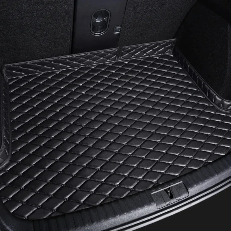 Custom Automotive Car Floor Mats For Mercedes W124 1985 1986 1987 1988 1989 Auto Luxury Leather Men Women Car Mats Full Coverage