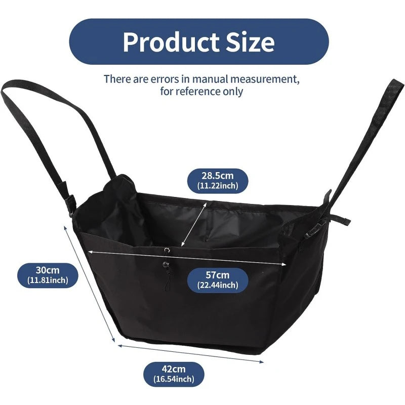 Car Backseat Organizer Portable Hammock Storage Bag Seat Back Front Trunk Organizer Reusable Shopping Bags With Large Capacity