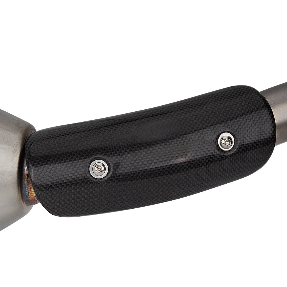 For Yamaha Tenere 700 T700 Escape Moto Slip on Motorcycle Exhaust Tail Pipe with Carbon Cover Muffler Connect Original