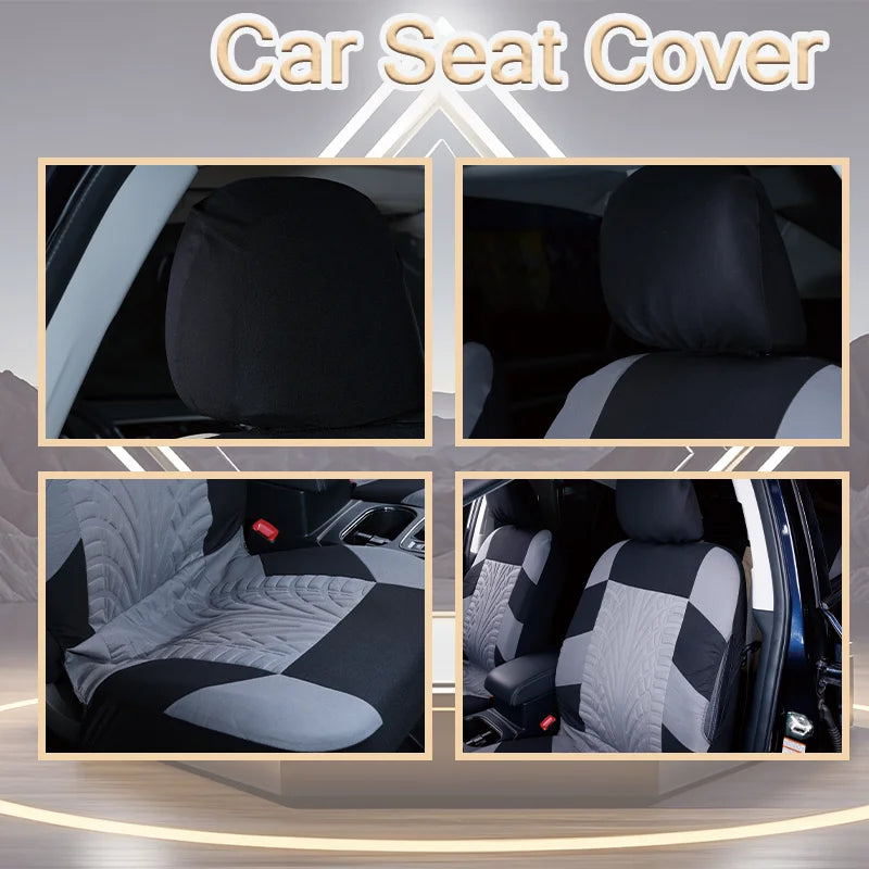 Universal Car Seat Covers Full Set All Season 5 Seats Full Surround Car Seat Cushion Universal Fit Most Vehicles