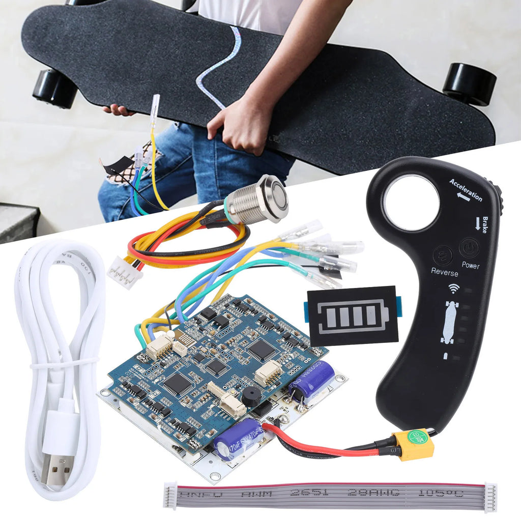 Electric Motor Control Panel ESC Electric Remote Control Scooter Controller Sinusoid Dual Drive Hub Motor Control Panel ESC