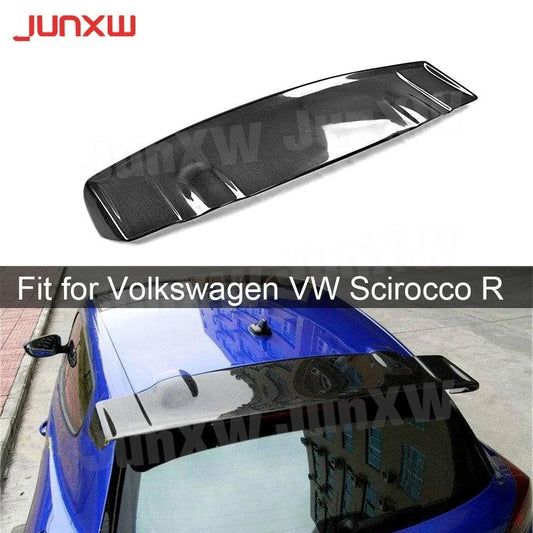 Carbon Fiber Rear Roof Spoiler Trunk Wings for Volkswagen VW Scirocco R 2009-2017 Roof Scirocco Spoiler Wings FRP Car Styling