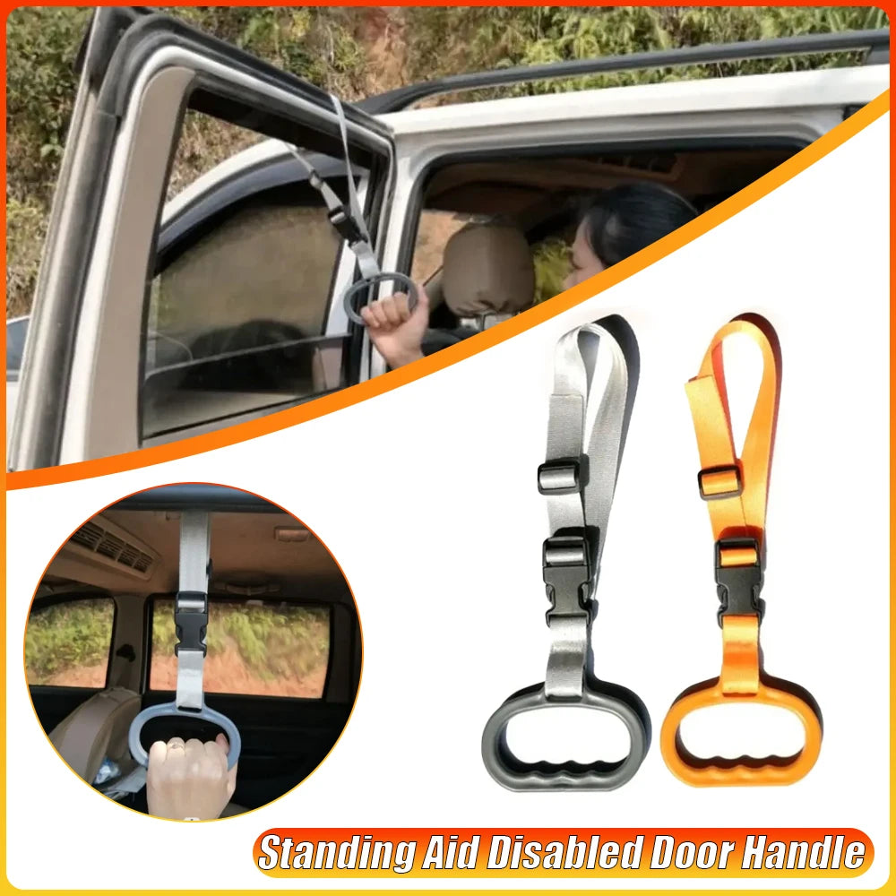 Car Standing Aid Disabled Door Handle Assistive Devices Elderly Car Assist Tool Grab Handle Adjustable Bed Assist Strap